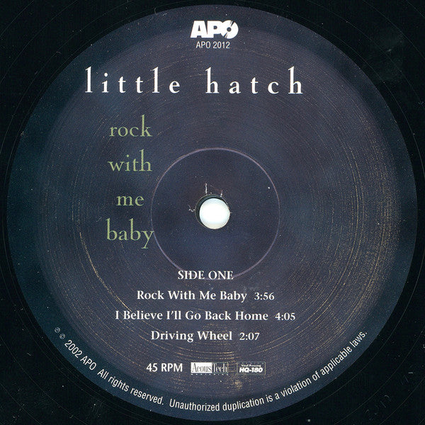 Little Hatch : Rock With Me Baby (2x12", Album, 180)