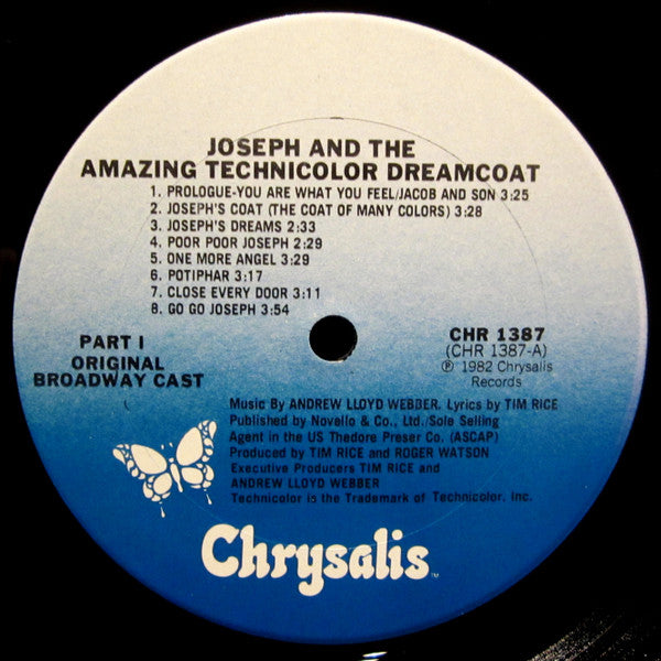 Andrew Lloyd Webber And Tim Rice : Joseph And The Amazing Technicolor Dreamcoat (LP, Album)