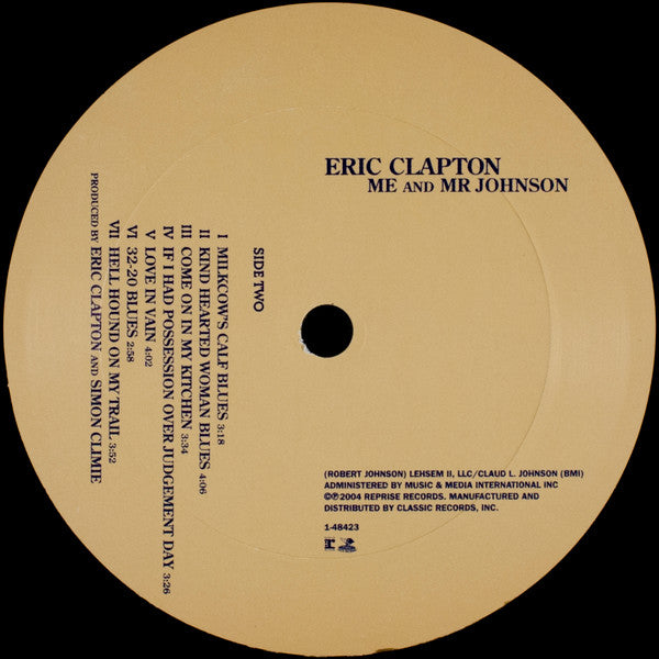Eric Clapton : Me And Mr Johnson (LP, Album, 200)