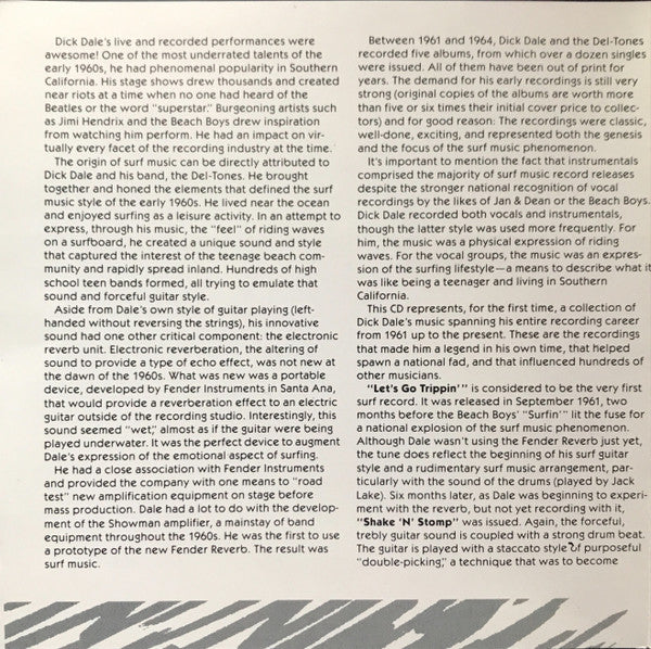 Dick Dale & His Del-Tones : King Of The Surf Guitar: The Best Of Dick Dale & His Del-Tones (CD, Comp)