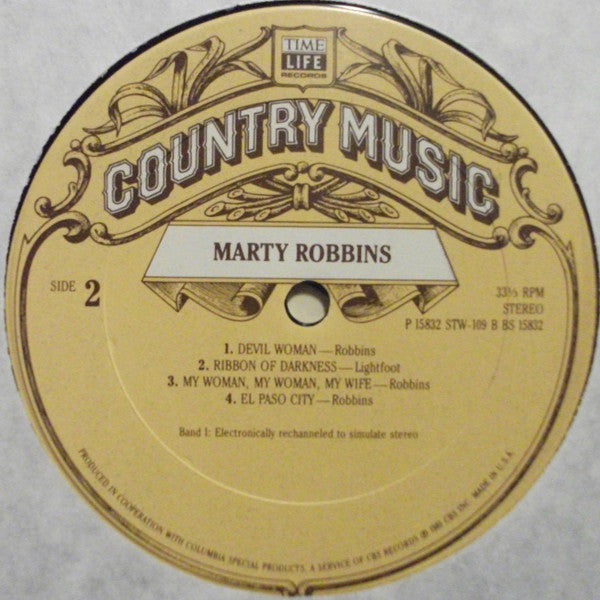 Marty Robbins : Country Music (LP, Comp)