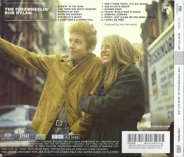 Bob Dylan : The Freewheelin' Bob Dylan (SACD, Hybrid, Album, Club, RE, RM, Dig)