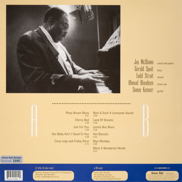 Jay McShann : What A Wonderful World (LP, Num, 180 + 12", 180)