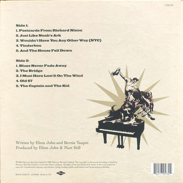 Elton John : The Captain & The Kid (LP, Album)