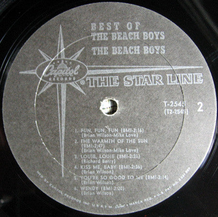 The Beach Boys : Best Of The Beach Boys (LP, Comp, Mono, Abb)