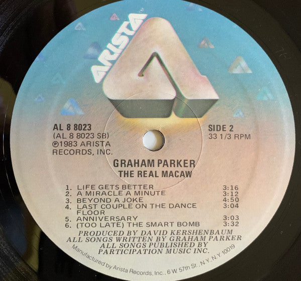 Graham Parker : The Real Macaw (LP)