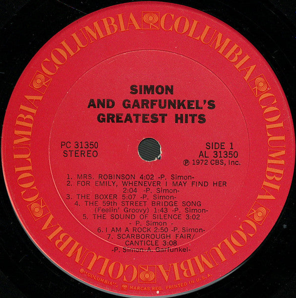 Simon & Garfunkel : Simon And Garfunkel's Greatest Hits (LP, Comp, RE, Ter)