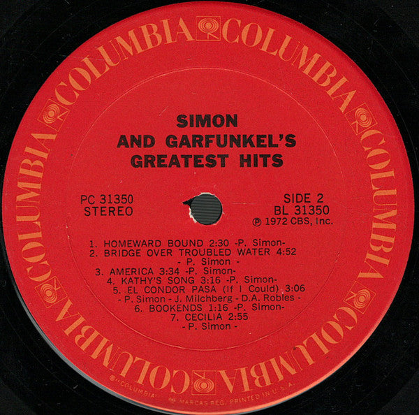 Simon & Garfunkel : Simon And Garfunkel's Greatest Hits (LP, Comp, RE, Ter)