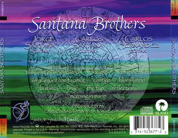 Santana Brothers : Santana Brothers (CD, Album)