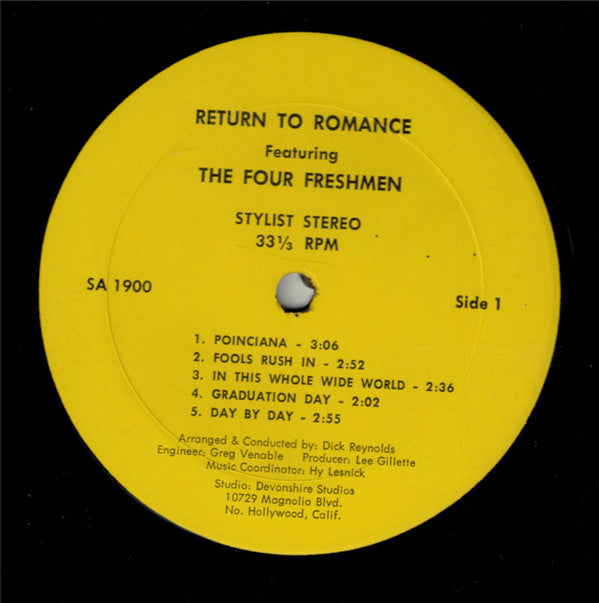 The Four Freshmen : Return To Romance (LP)