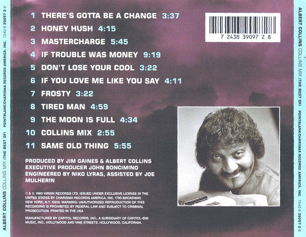 Albert Collins : Collins Mix (The Best Of) (CD)