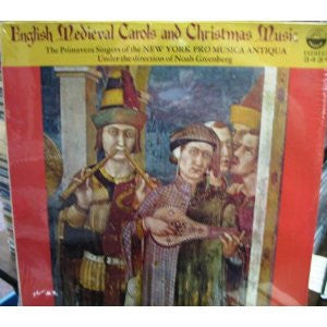 The New York Pro Musica Antiqua*, The Primavera Singers : English Medieval Carols And Christmas Music (LP, Album)