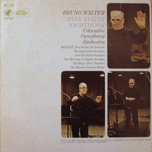 Mozart*, Bruno Walter, The Columbia Symphony Orchestra* : Eine Kleine Nachtmusik (LP, Album, RE)