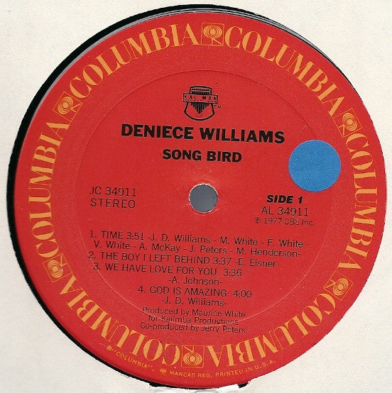 Deniece Williams : Song Bird (LP, Album, San)