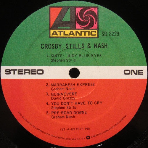 Crosby, Stills & Nash : Crosby, Stills & Nash (LP, Album, RP, PR )