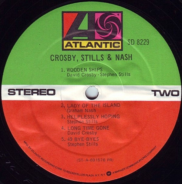 Crosby, Stills & Nash : Crosby, Stills & Nash (LP, Album, RP, PR )