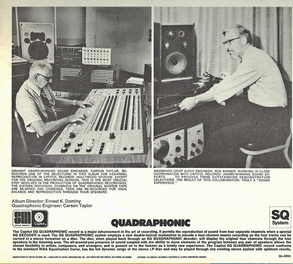 Various : Magnavox Presents A Sound Experience (LP, Album, Comp, Quad)