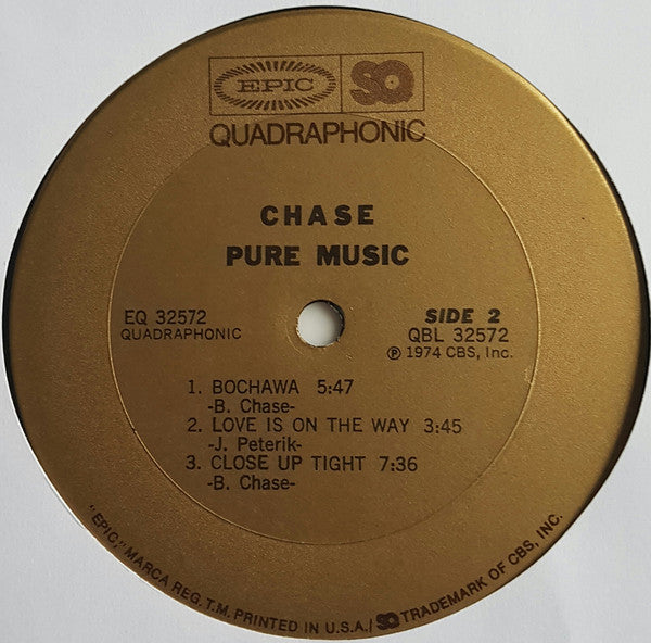Chase (5) : Pure Music (LP, Album, Quad)