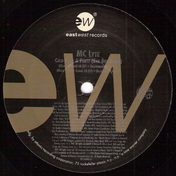 MC Lyte : Cold Rock A Party (12")