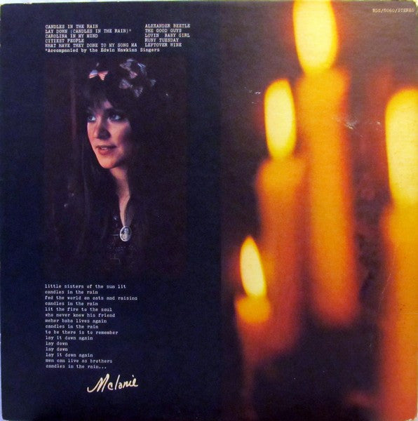 Melanie (2) : Candles In The Rain (LP, Album, Gat)