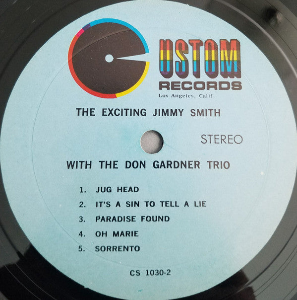 Jimmy Smith : The Exciting Jimmy Smith With The Don Gardner Trio (LP, Album)