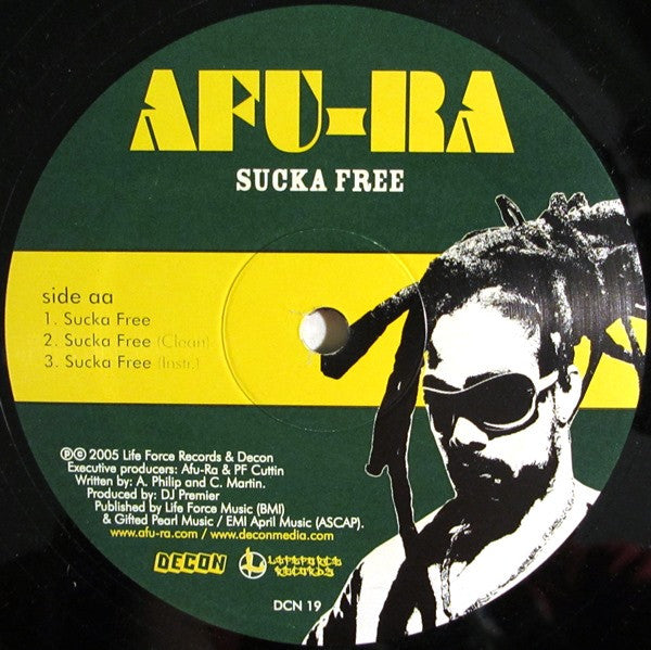 Afu-Ra : Poisonous Taoist / Sucka Free (12")