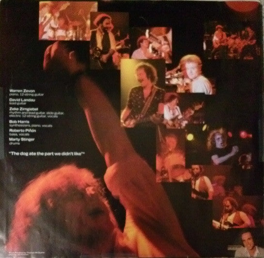 Warren Zevon : Stand In The Fire (LP, Album, Spe)