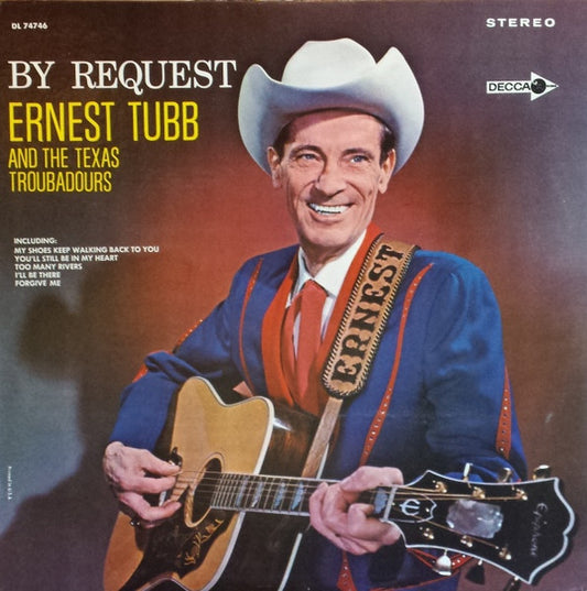 Ernest Tubb And The Texas Troubadours : By Request (LP, Album, Pin)