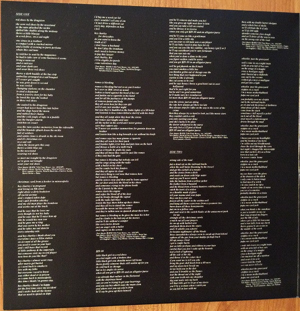 Tom Waits : Blue Valentine (LP, Album, RE, RP, Gat)