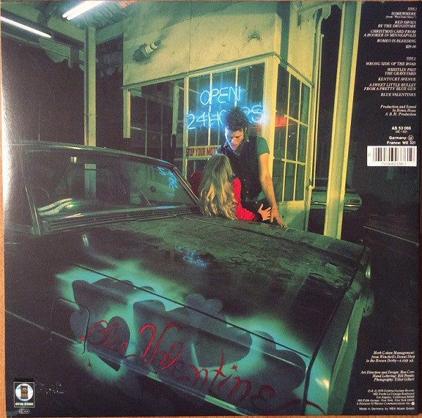 Tom Waits : Blue Valentine (LP, Album, RE, RP, Gat)