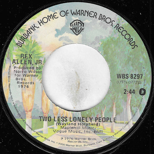 Rex Allen Jr. : Two Less Lonely People / I Gotta Remember To Forget You (7", Single, Jac)