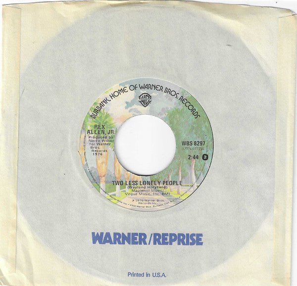 Rex Allen Jr. : Two Less Lonely People / I Gotta Remember To Forget You (7", Single, Jac)