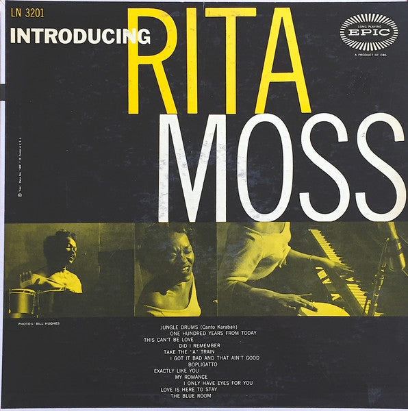 Rita Moss : Introducing Rita Moss (LP, Album, Mono)