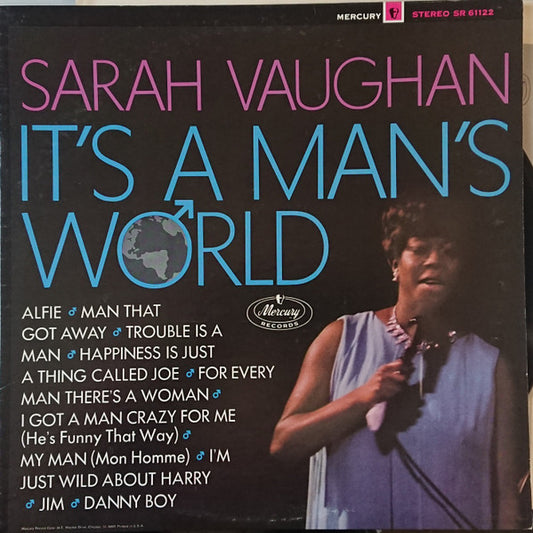 Sarah Vaughan : It's A Man's World (LP, Album)
