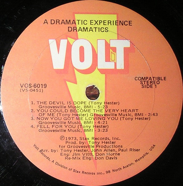 The Dramatics : A Dramatic Experience (LP, Album, SON)