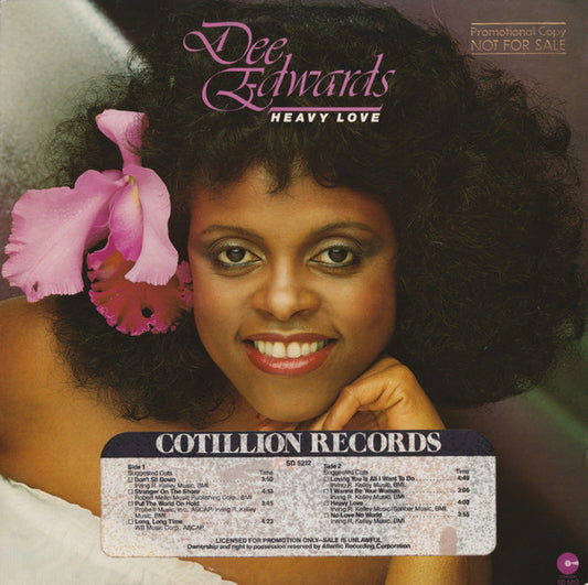 Dee Edwards : Heavy Love (LP, Album, RI )