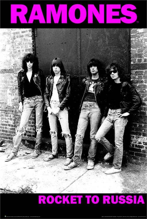 Ramones "Rocket To Russia" Poster - 24" X 36"