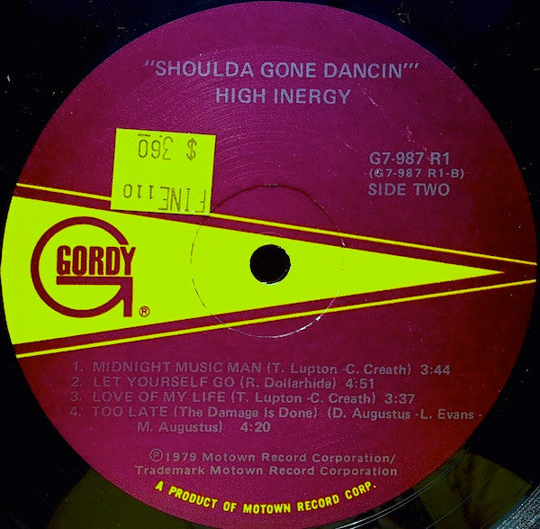 High Inergy : Shoulda Gone Dancin' (LP, Album)