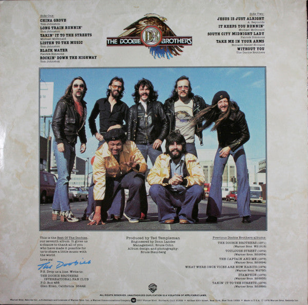 The Doobie Brothers : Best Of The Doobies (LP, Comp, Jac)