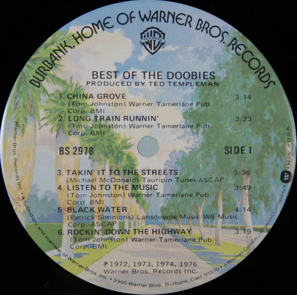 The Doobie Brothers : Best Of The Doobies (LP, Comp, Jac)