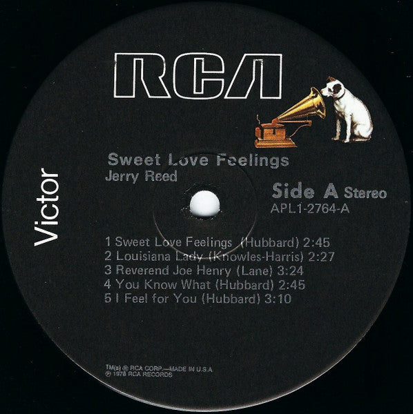 Jerry Reed : Sweet Love Feelings (LP, Album)