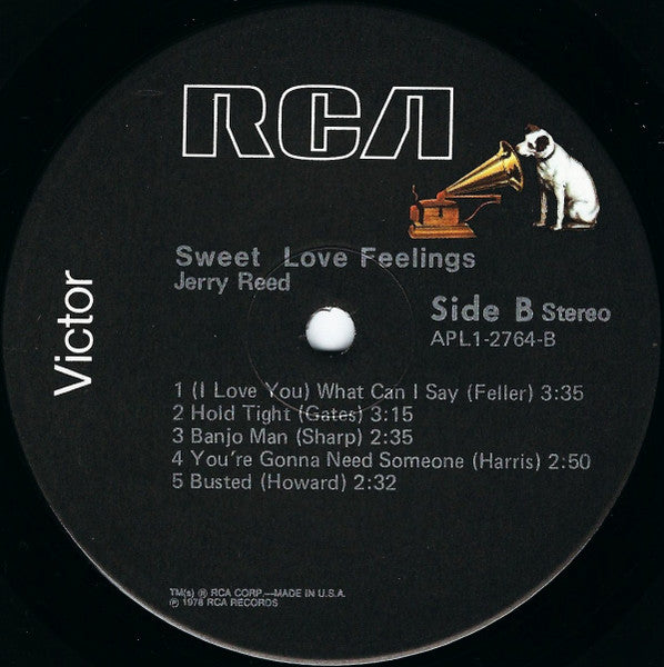 Jerry Reed : Sweet Love Feelings (LP, Album)