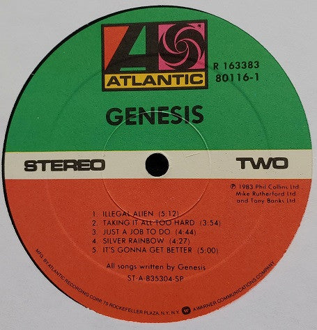 Genesis : Genesis (LP, Album, Club, Spe)
