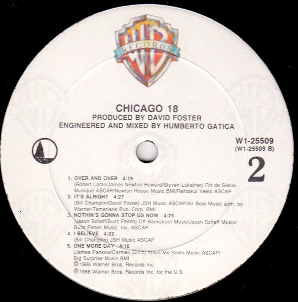 Chicago (2) : Chicago 18 (LP, Album, Club, Col)