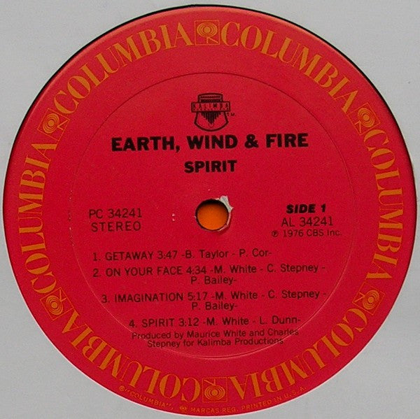 Earth, Wind & Fire : Spirit (LP, Album)
