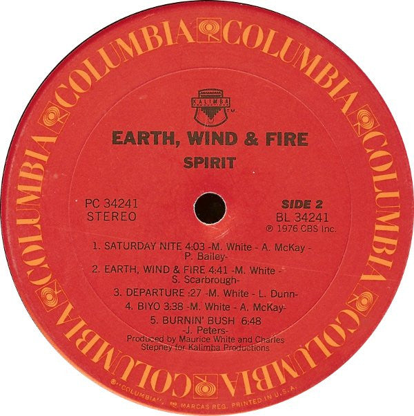 Earth, Wind & Fire : Spirit (LP, Album)
