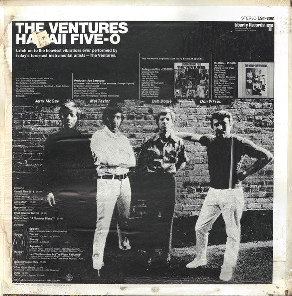 The Ventures : Hawaii Five-O (LP, Album, All)