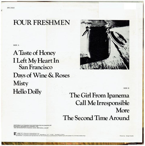 The Four Freshmen : A Taste Of Honey (LP, Comp)