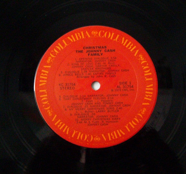 The Johnny Cash Family : Christmas (LP, Album, Gat)
