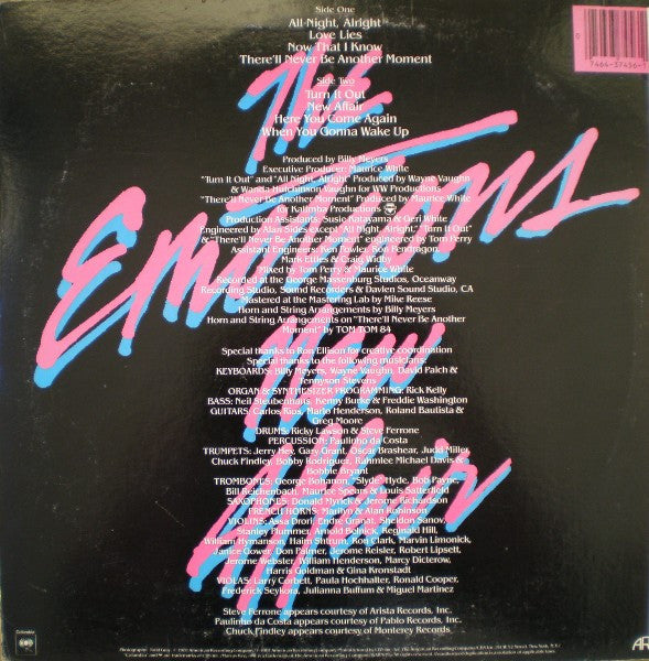 The Emotions : New Affair (LP, Album, San)